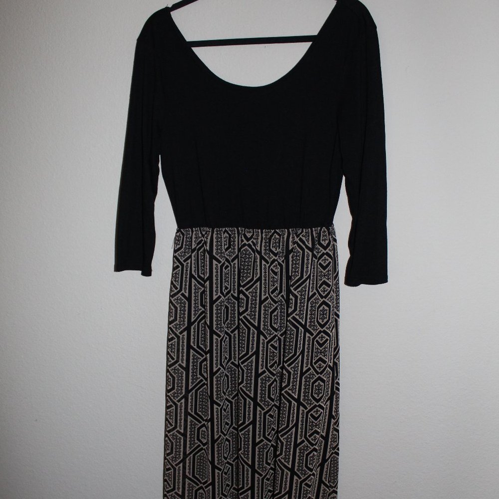 Black maxi Charming Charlie dress